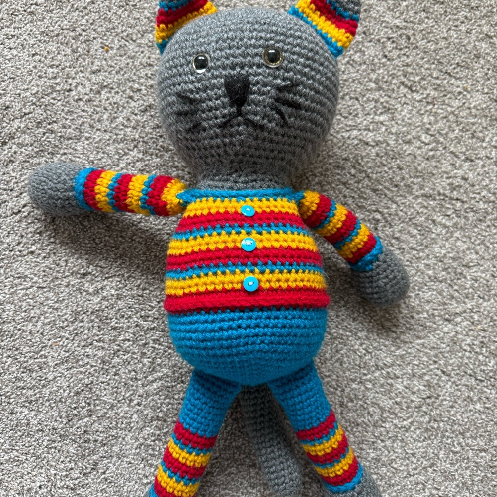 Colorful Striped Handmade Stuffy